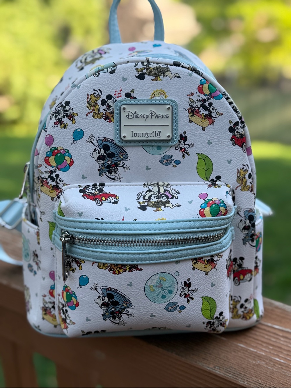 Disney Parks Loungefly Mickey & Minnie’s Runaway Railway Mini Backpack Exclusive